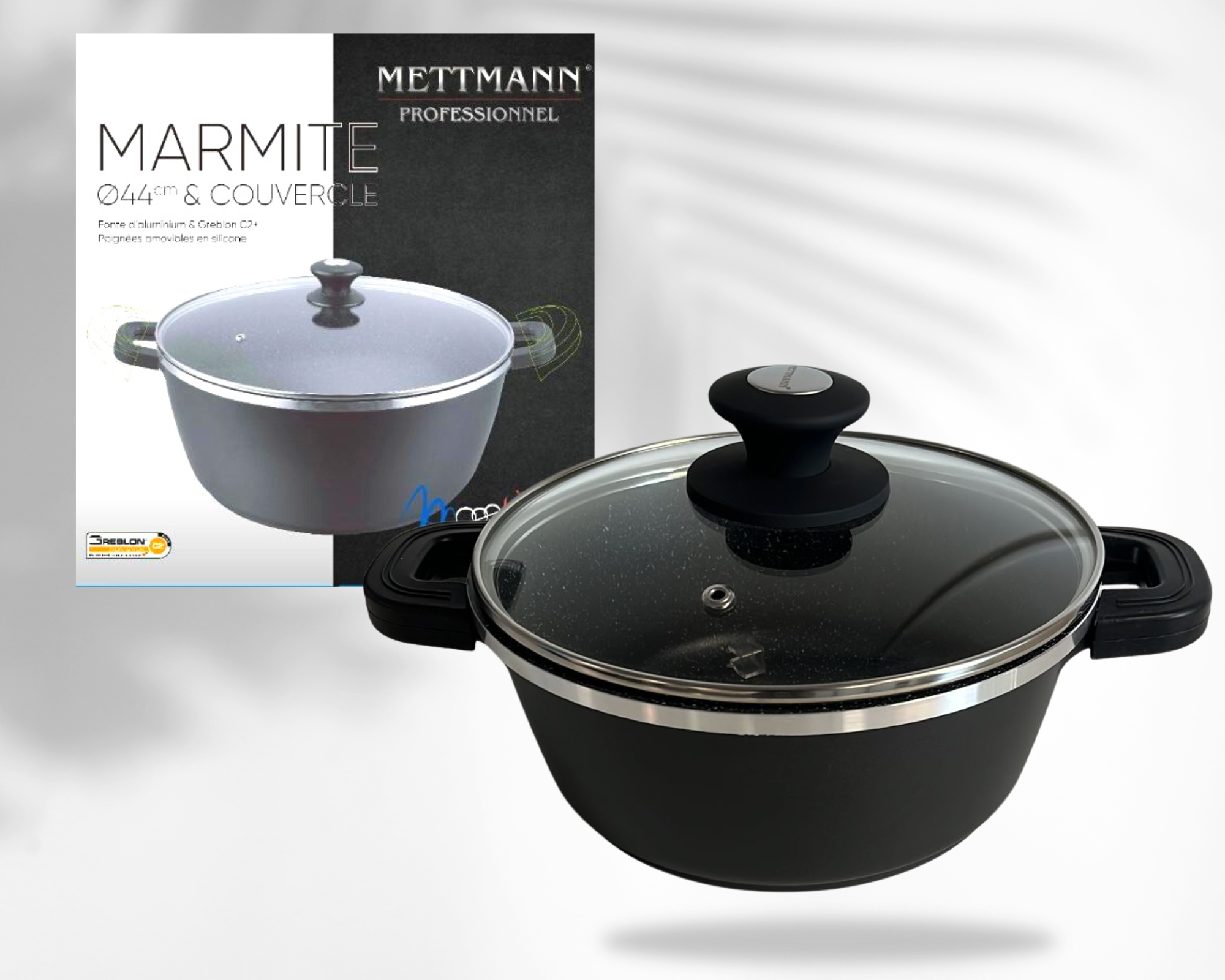 Marmite 44cm – anti-adhésif Greblon C2 – METTMANN